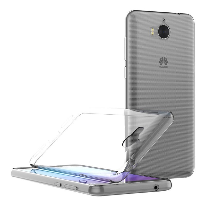 MaiJin Case for Huawei Y5 2017 / Huawei Y6 2017 (5 inch) Soft TPU Rubber Gel Bumper Transparent Back Cover - Image 4